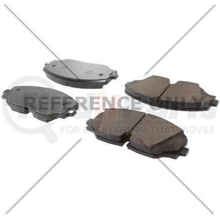 105.60110 by CENTRIC - Posi Quiet Ceramic Brake Pads with Shims