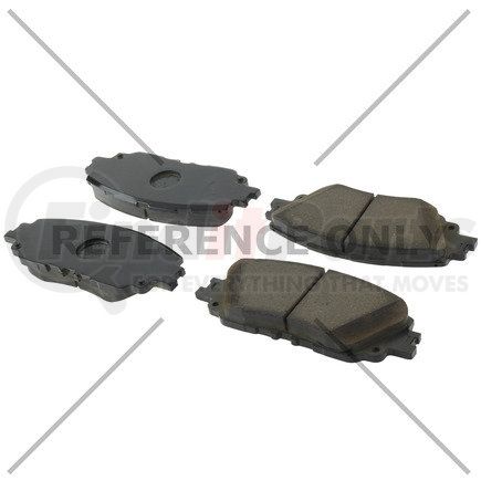 105.60150 by CENTRIC - Posi Quiet Ceramic Brake Pads with Shims