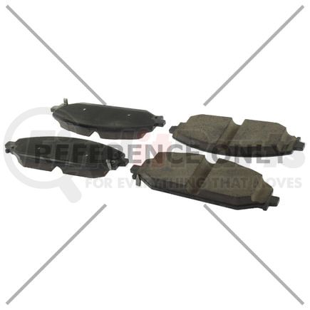 Centric 105.60480 Disc Brake Pad Set Posi Quiet Ceramic Brake Pads with Shims and Hardware
