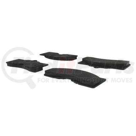 102.00080 by CENTRIC - C-Tek Semi-Metallic Brake Pads with Shims