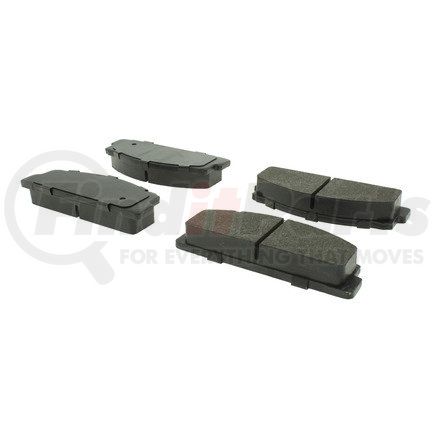 102.00541 by CENTRIC - C-Tek Semi-Metallic Brake Pads with Shims