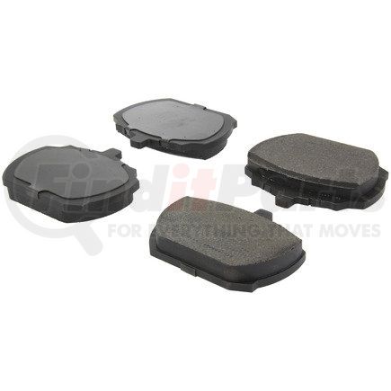 102.00810 by CENTRIC - C-Tek Semi-Metallic Brake Pads with Shims