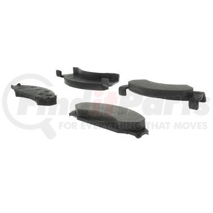 102.00900 by CENTRIC - C-Tek Semi-Metallic Brake Pads with Shims