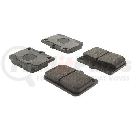 102.01010 by CENTRIC - C-Tek Semi-Metallic Brake Pads with Shims