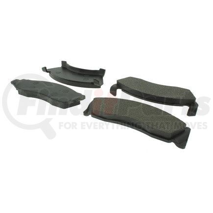 102.01020 by CENTRIC - C-Tek Semi-Metallic Brake Pads with Shims