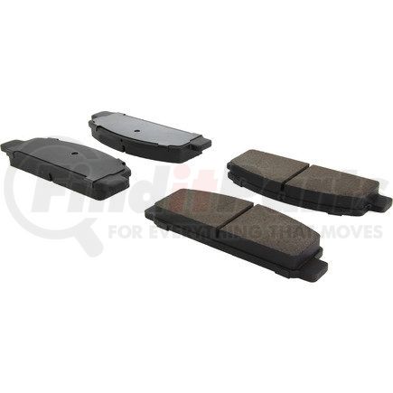 102.01310 by CENTRIC - C-Tek Semi-Metallic Brake Pads with Shims