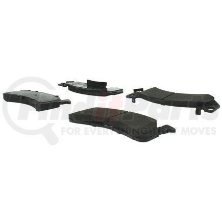 102.01530 by CENTRIC - C-Tek Semi-Metallic Brake Pads with Shims