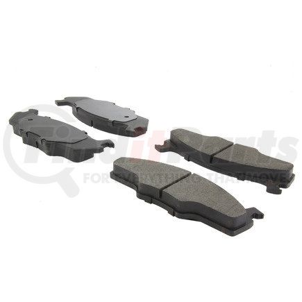 102.01580 by CENTRIC - C-Tek Semi-Metallic Brake Pads with Shims