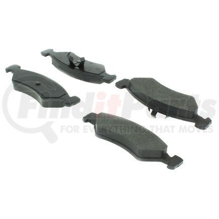 102.01700 by CENTRIC - C-Tek Semi-Metallic Brake Pads with Shims