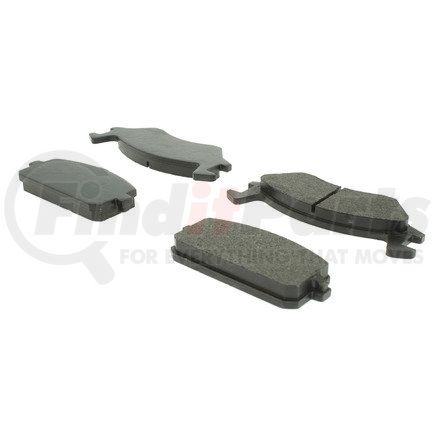 102.01800 by CENTRIC - C-Tek Semi-Metallic Brake Pads with Shims