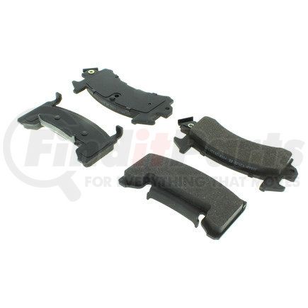 102.02020 by CENTRIC - C-Tek Semi-Metallic Brake Pads with Shims