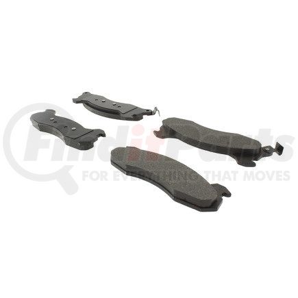 102.02040 by CENTRIC - C-Tek Semi-Metallic Brake Pads with Shims