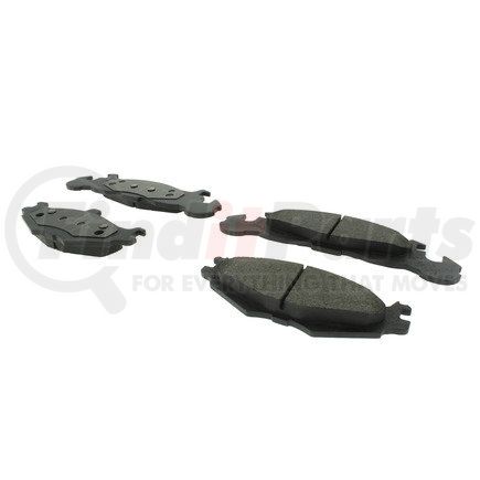 102.02190 by CENTRIC - C-Tek Semi-Metallic Brake Pads with Shims