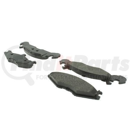 102.02210 by CENTRIC - C-Tek Semi-Metallic Brake Pads with Shims