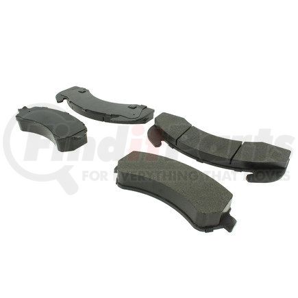 102.02250 by CENTRIC - C-Tek Semi-Metallic Brake Pads with Shims