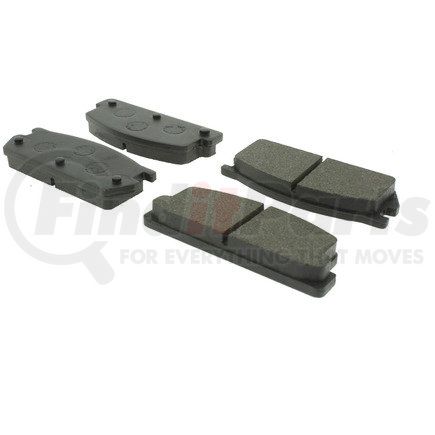 102.0235 by CENTRIC - C-Tek Semi-Metallic Brake Pads with Shims