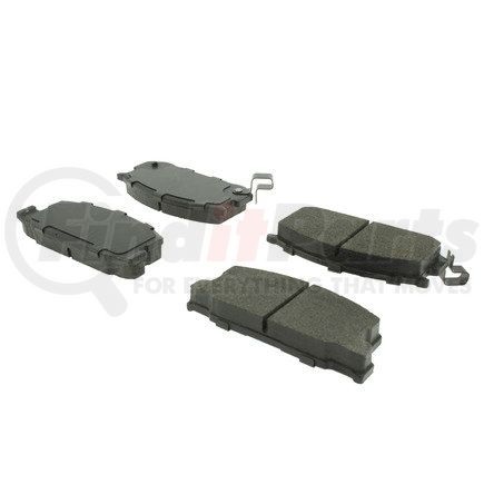 102.02820 by CENTRIC - C-Tek Semi-Metallic Brake Pads with Shims