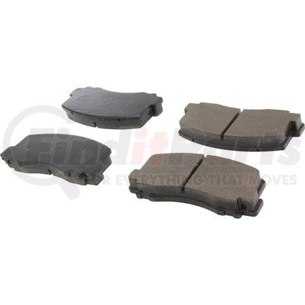 102.02840 by CENTRIC - C-Tek Semi-Metallic Brake Pads with Shims