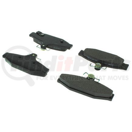 102.02950 by CENTRIC - C-Tek Semi-Metallic Brake Pads with Shims