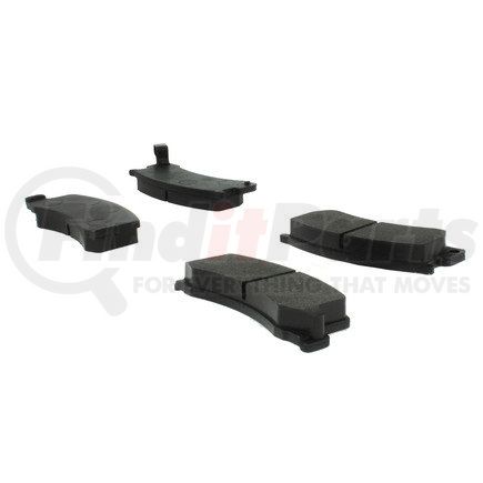 102.02400 by CENTRIC - C-Tek Semi-Metallic Brake Pads with Shims