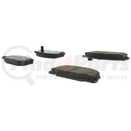 102.02450 by CENTRIC - C-Tek Semi-Metallic Brake Pads with Shims