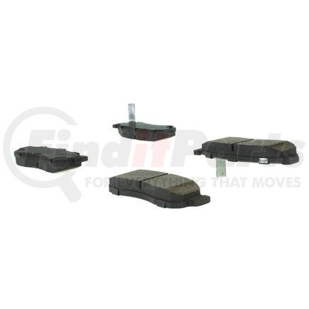 102.02750 by CENTRIC - C-Tek Semi-Metallic Brake Pads with Shims