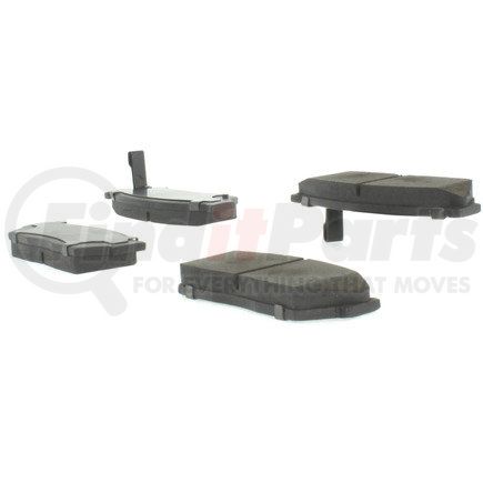 102.02760 by CENTRIC - C-Tek Semi-Metallic Brake Pads with Shims