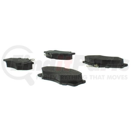 102.03380 by CENTRIC - C-Tek Semi-Metallic Brake Pads with Shims
