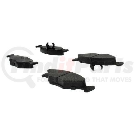 102.03500 by CENTRIC - C-Tek Semi-Metallic Brake Pads with Shims