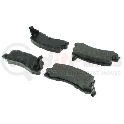 102.03520 by CENTRIC - C-Tek Semi-Metallic Brake Pads with Shims