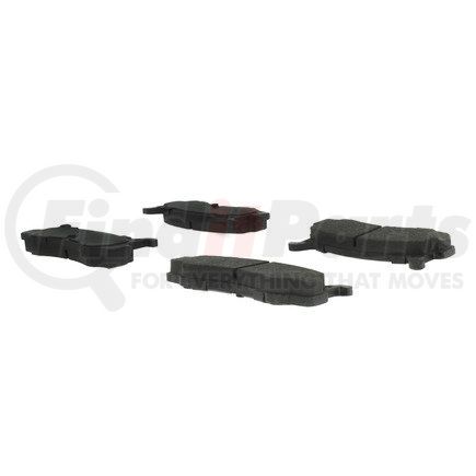 102.03660 by CENTRIC - C-Tek Semi-Metallic Brake Pads with Shims