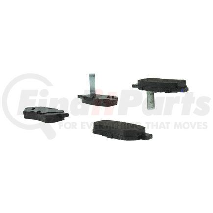 102.03740 by CENTRIC - C-Tek Semi-Metallic Brake Pads with Shims