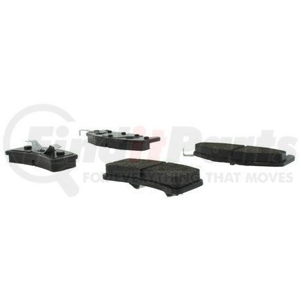 102.03770 by CENTRIC - C-Tek Semi-Metallic Brake Pads with Shims