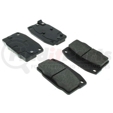 102.03780 by CENTRIC - C-Tek Semi-Metallic Brake Pads with Shims