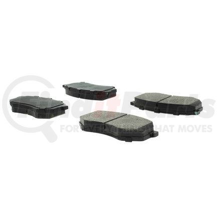102.03890 by CENTRIC - C-Tek Semi-Metallic Brake Pads with Shims