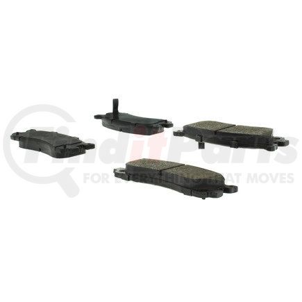 102.03900 by CENTRIC - C-Tek Semi-Metallic Brake Pads with Shims