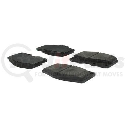 102.04100 by CENTRIC - C-Tek Semi-Metallic Brake Pads with Shims