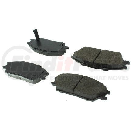 102.04400 by CENTRIC - C-Tek Semi-Metallic Brake Pads with Shims