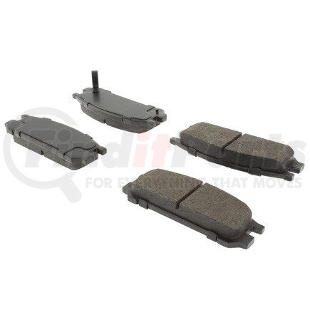 102.04710 by CENTRIC - C-Tek Semi-Metallic Brake Pads with Shims