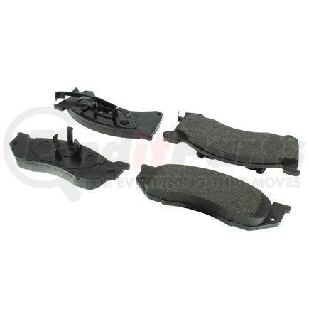 102.04780 by CENTRIC - C-Tek Semi-Metallic Brake Pads with Shims