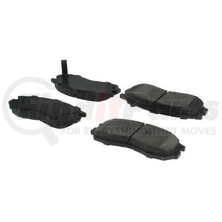 102.04840 by CENTRIC - C-Tek Semi-Metallic Brake Pads with Shims