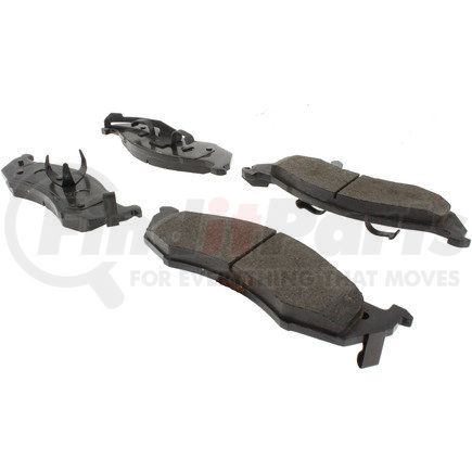 102.05760 by CENTRIC - C-Tek Semi-Metallic Brake Pads with Shims