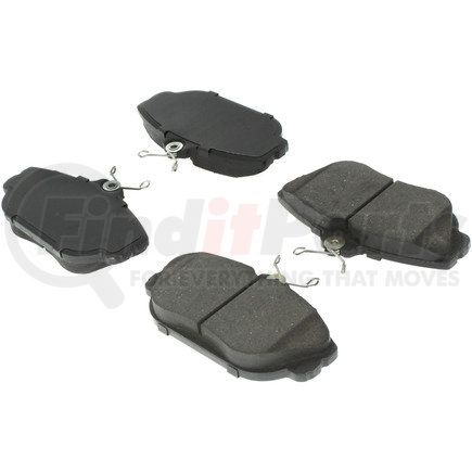 102.06010 by CENTRIC - C-Tek Semi-Metallic Brake Pads with Shims