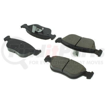 102.06180 by CENTRIC - C-Tek Semi-Metallic Brake Pads with Shims