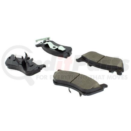 105.08750 by CENTRIC - Posi Quiet Ceramic Brake Pads with Shims and Hardware