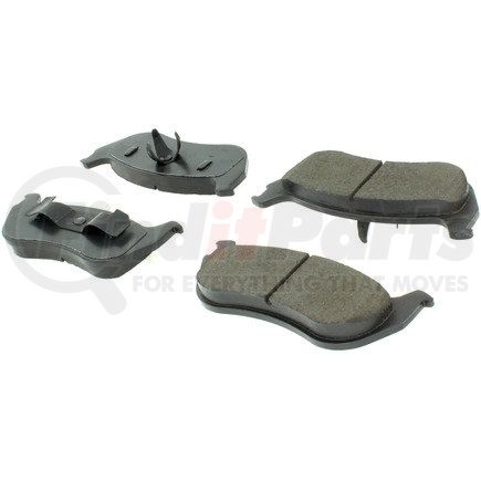 105.08810 by CENTRIC - Posi Quiet Ceramic Brake Pads with Shims and Hardware