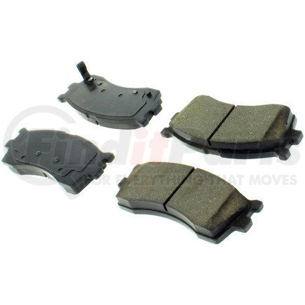 105.08890 by CENTRIC - Posi Quiet Ceramic Brake Pads with Shims and Hardware