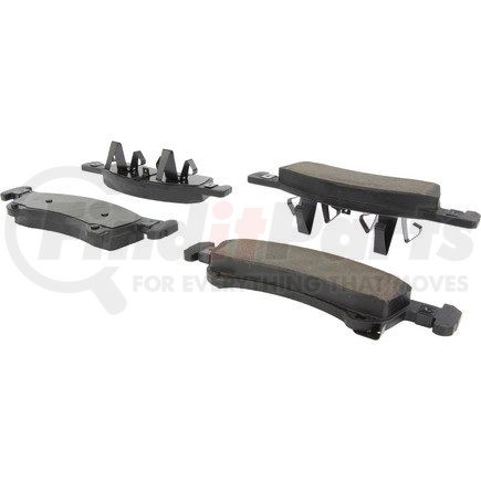 Centric 105.09340 Disc Brake Pad Set Posi Quiet Ceramic Brake Pads with Shims and Hardware