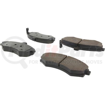 105.0941 by CENTRIC - Posi Quiet Ceramic Brake Pads with Shims and Hardware