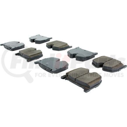 105.09830 by CENTRIC - Posi Quiet Ceramic Brake Pads with Shims and Hardware